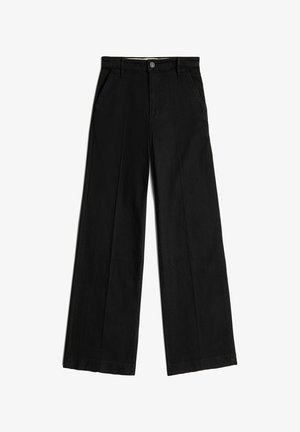 G-STAR, DECK 2.0 HIGH LOOSE CHINO - Stoffhose - dk black gd