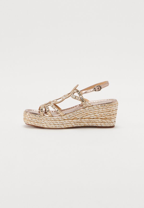 Platform sandals - bronce