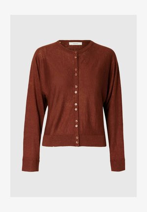 Selected, Cardigan - cherry mahogany