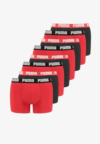 Unselected, red/black