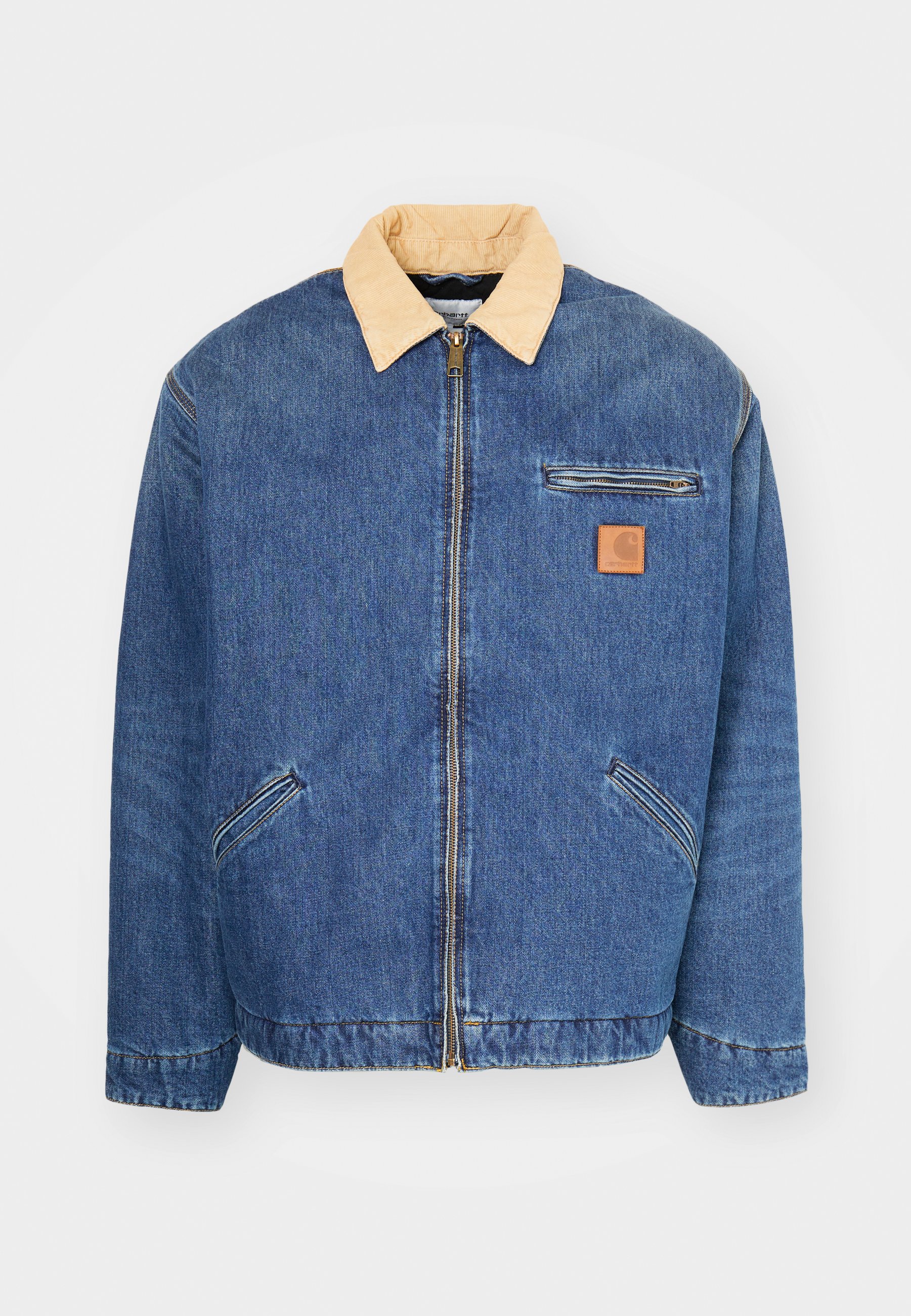 Carhartt WIP DETROIT JACKET SMITH - Denim jacket - blue/dusty