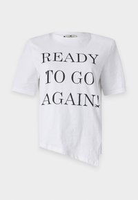 WOMEN - T-shirt con stampa - gesso