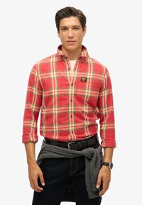 LONG SLEEVE LUMBER - Hemd - drayton check red