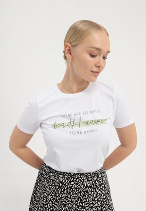 Anna Field T-shirt print - white