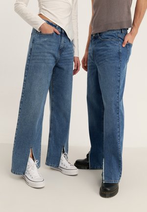 UNISEX - Straight leg jeans - blue denim