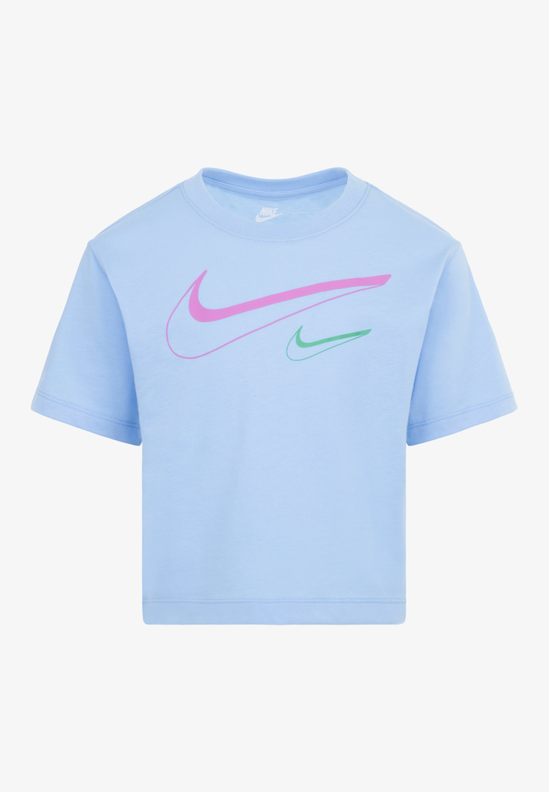 Nike Sportswear LOGO BOXY TEE Print T-shirt aquarius blue/blue