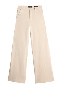 LOTTA COLORED LUXE VINTAGE - Flared jeans - white