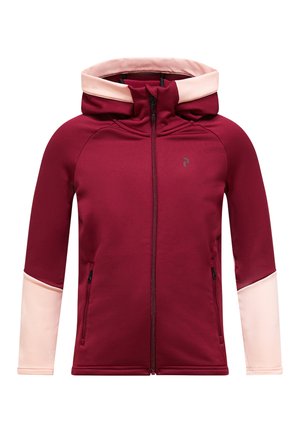 RIDER ESSENTIALS  - Fleecejacke - weinrot