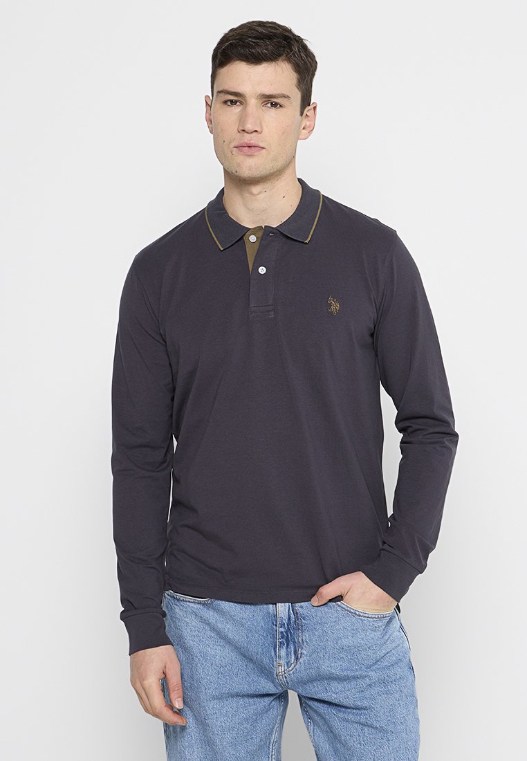 U.S. Polo Assn. Poloshirt donkergrijs