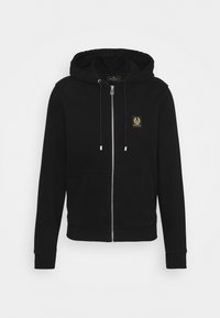 FULL ZIP HOODIE - Sudadera con cremallera - black