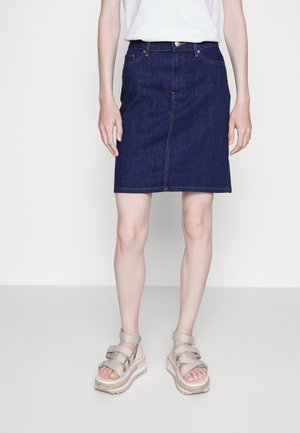 Minirok - dark-blue denim