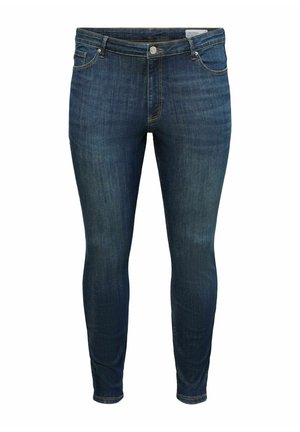 Vero Moda Curve, SKINNY FIT JEANS VMCSOFINA MID RISE SKINNY FIT JEANS - Jeans Skinny - dark blue denim