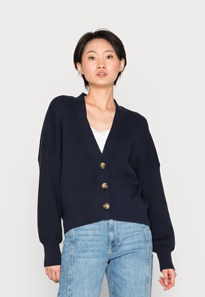 GRANDDAD CARDIGAN - Cardigan - navy
