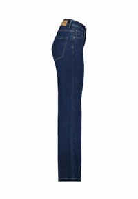 Red button 5POCKET - Bootcut jeans - dark blue denim