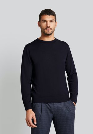 bugatti MERINO WOOL - Strickpullover - marine