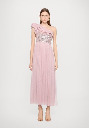 RAINDROP BODICE ONESHOULDER ANKLE GOWN - Ballkleid - pink