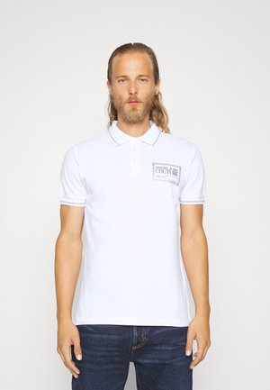 PIECE FOIL - Polo majica - bianco/ gun metal