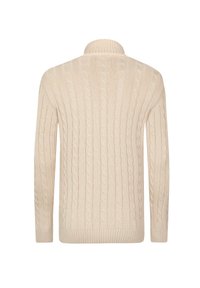 Felix Hardy CABLE HALF ZIP - Maglione - beige