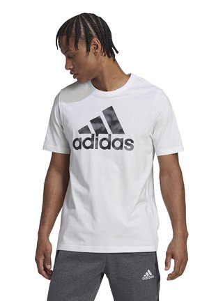 CAMO - T-shirt con stampa - white