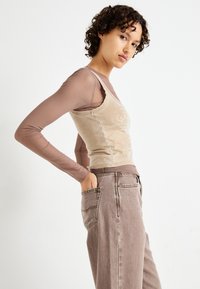 Pepe Jeans BARREL  - Jeans a sigaretta - earth brown