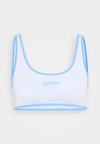 ESSENTIALS BRALETTE LOGO - Bikini felső - sweet blue