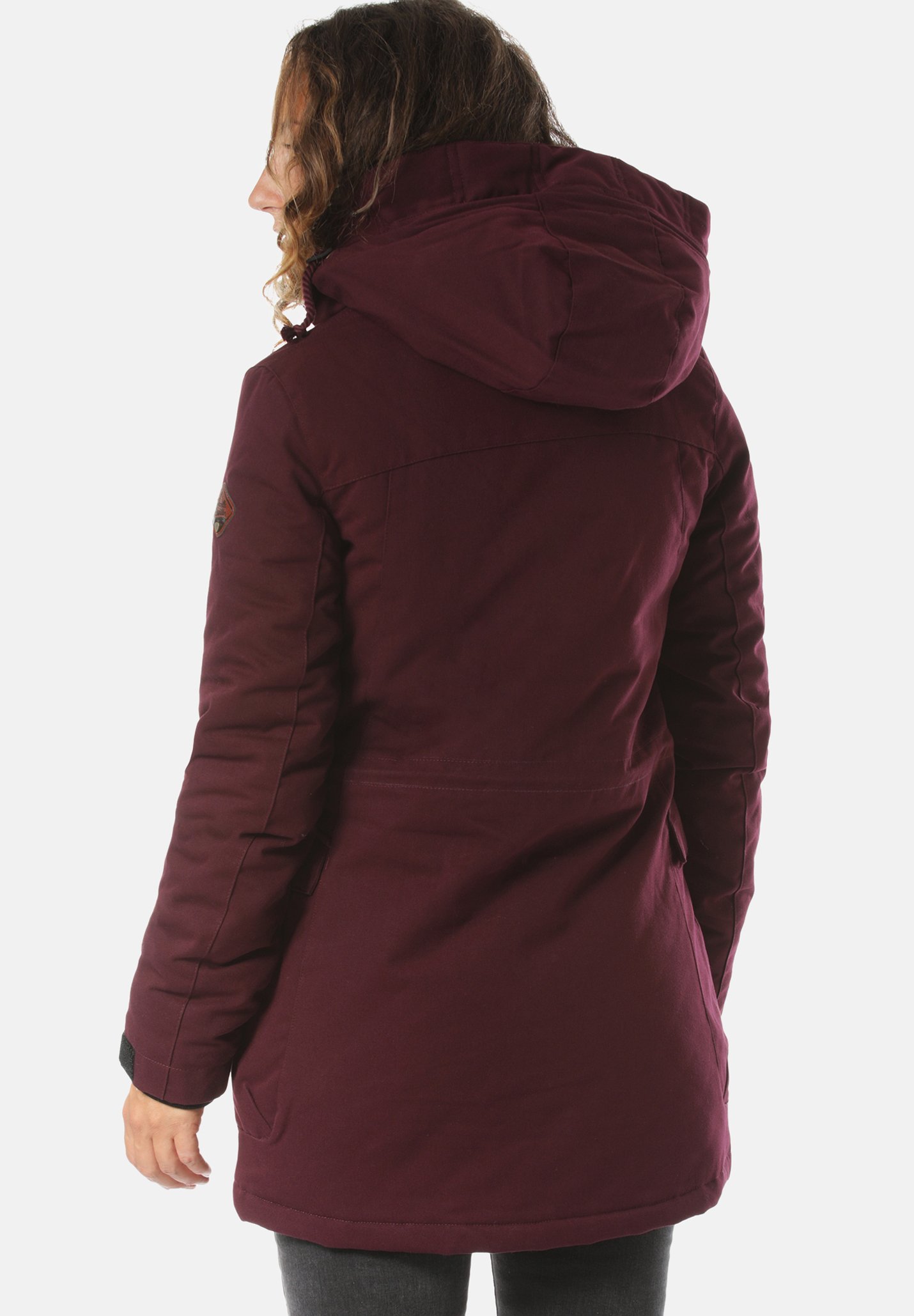Lakeville Mountain Parka red ZALANDO.FR Dreimaster Parka, Manteau Femme, Noir (Schwarz 9), 36