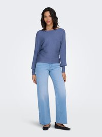 ONLY ONLADALINE LIFE NOOS - Stickad tröja - bleached denim