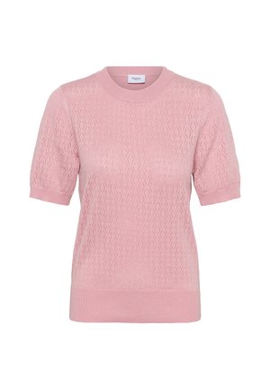 Saint Tropez, MILASZ POINTELLE SS PULLOVER - T-shirt print - cameo pink melange