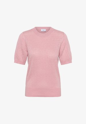 Saint Tropez, MILASZ POINTELLE SHORT SLEEVE - T-Shirt print - cameo pink melange