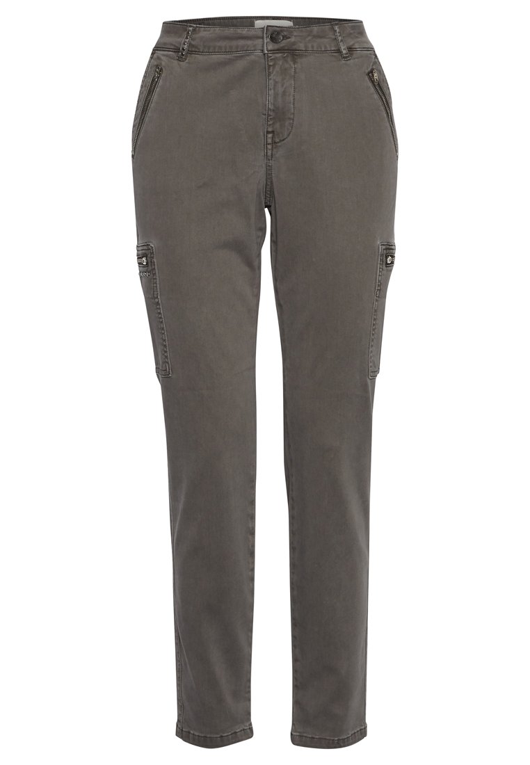 PULZ Jeans Skinny Fit gemêleerd zwart