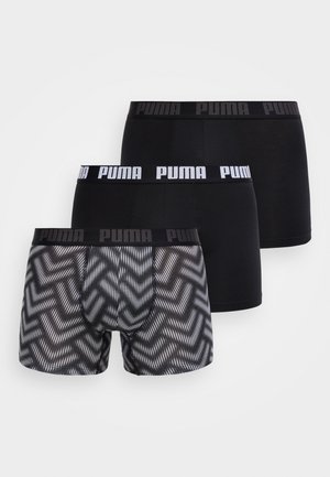 MEN PRINTED 3 PACK - Calzoncillos bóxer cortos - black/white