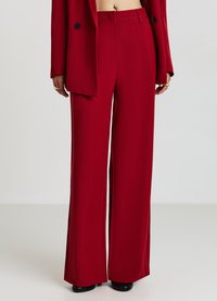 Calliope PALAZZO - Pantaloni - rosso scuro