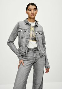 Next REGULAR FIT - Jeansjacka - grey