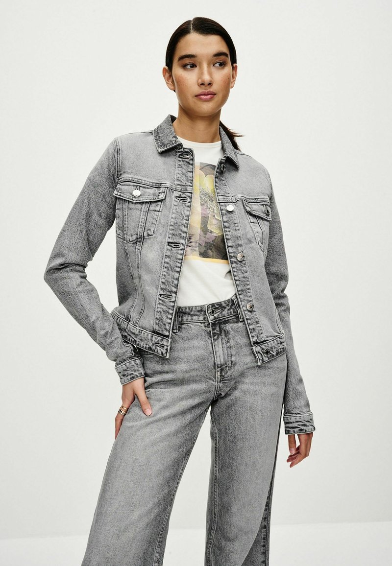 Next REGULAR FIT - Jeansjacka - grey