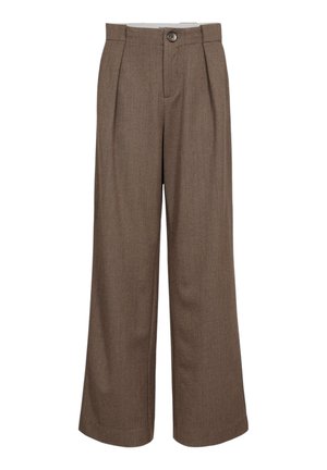 Nümph, NULIPPA STRAIGHT PANTS - Pantalon classique - chocolate plum