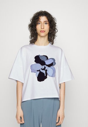 FLORIYN - Print T-shirt - white