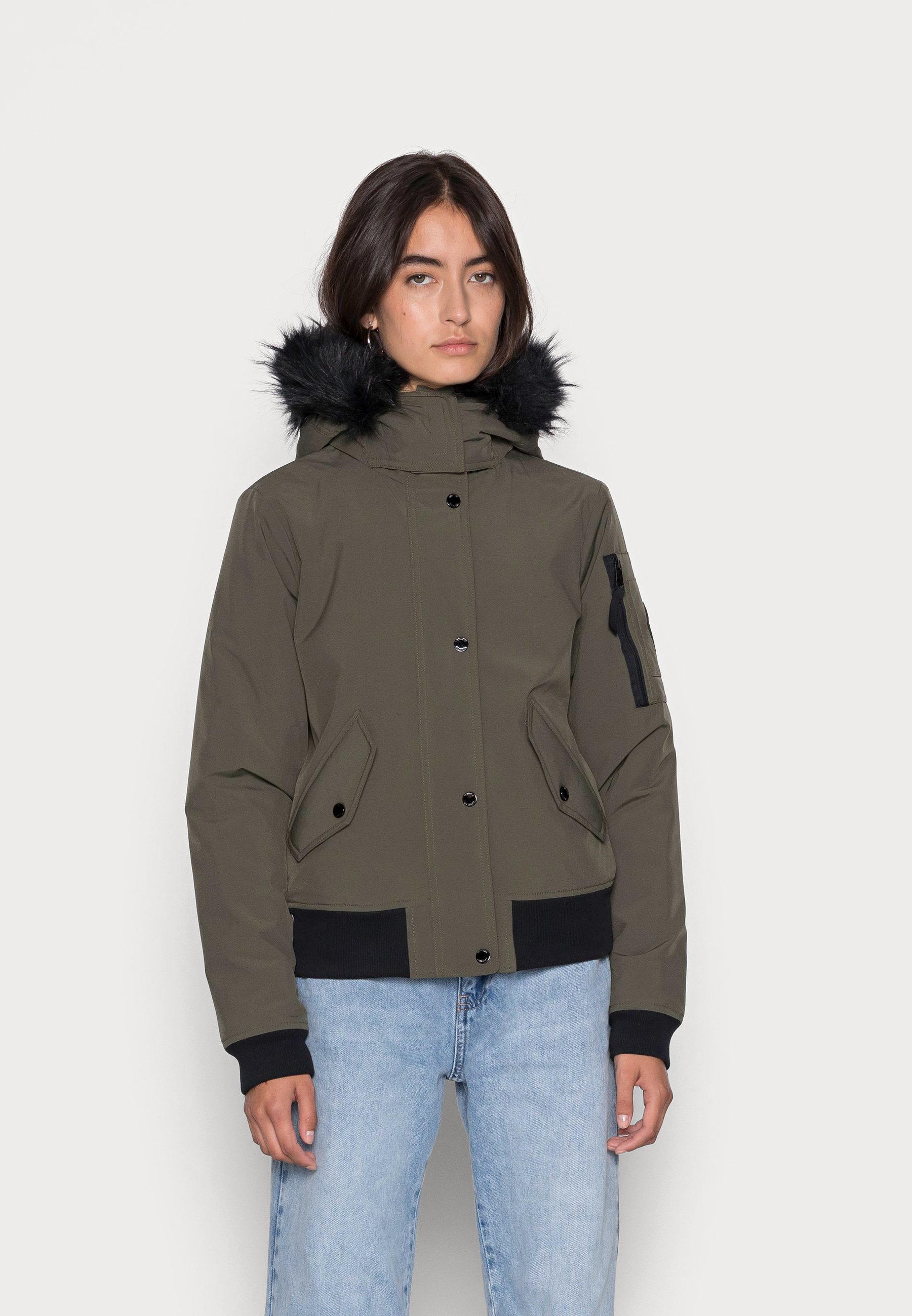 Winter jacket - dusty olive 