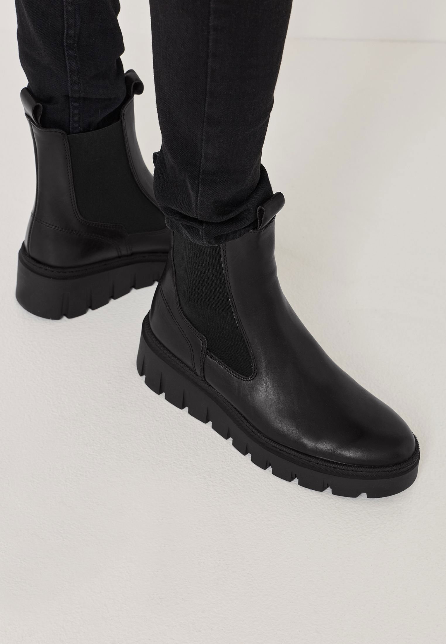 Tamaris ELEGANTE MIT TOUCH-IT Wedge Ankle Boots black Zalando