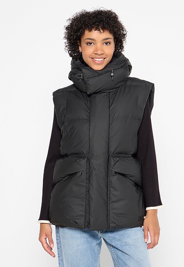 Rains Bodywarmer zwart Rains Bodywarmer zwart