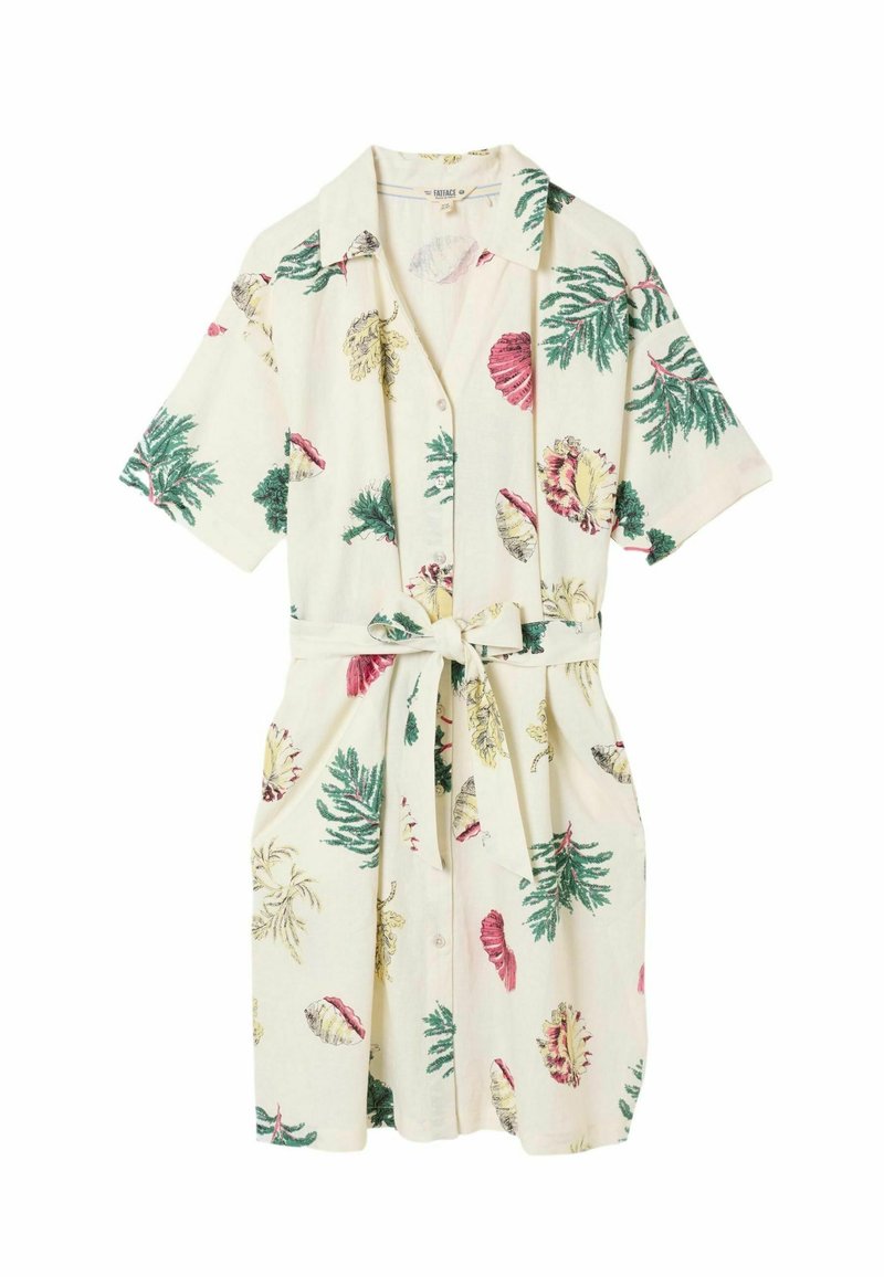 FatFace REGULAR FIT - SHIRT DRESS . - Abito a camicia - ivory sketched ...