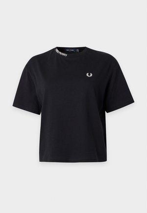 Fred Perry, EMBROIDERED - T-shirt basique - black