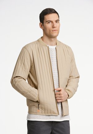 Lindbergh VERTICAL QUILTED JACKET - Jas - dk sand
