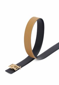 Tommy Hilfiger REVERSIBLE  - Cintura - space blue safari canvas