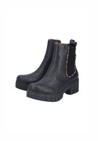 Rieker Plateaustiefelette - schwarz