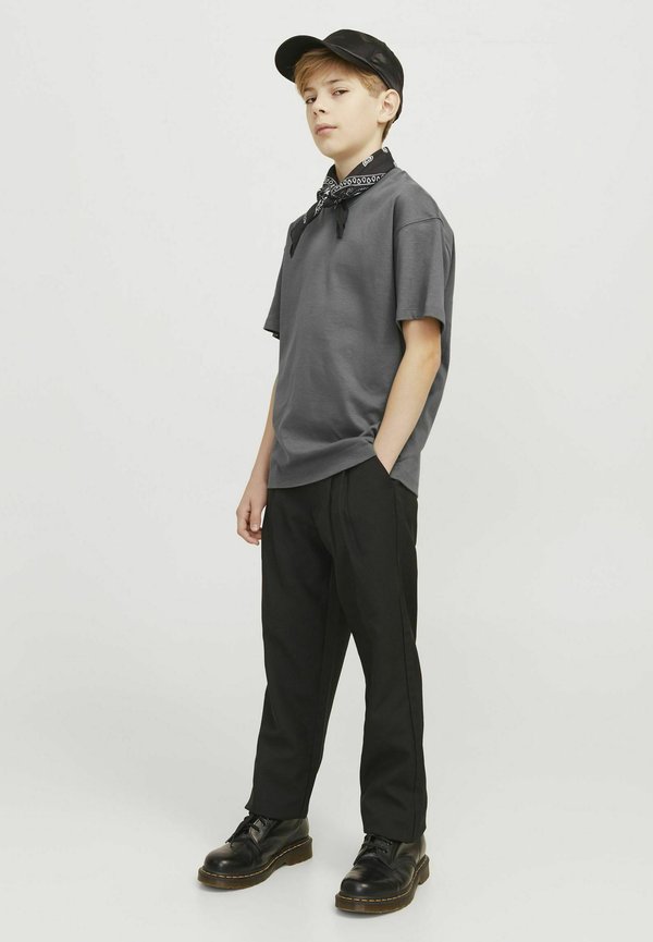 JJEURBAN EDGE SS O-NECK JNR - T-Shirt basic - castlerock