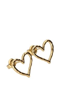 STUDS MEDIUM OPEN HEART - Oorbellen - gold coloured