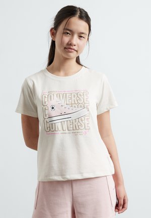 Converse CHUCK TAYLOR GRAPHIC - T-shirt con stampa - egret
