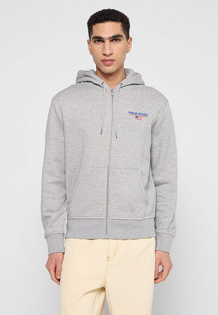 Polo Ralph Lauren Sweater met rits grijs