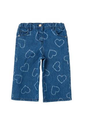 WIDE WITH HEARTS - Straight leg jeans - blue
