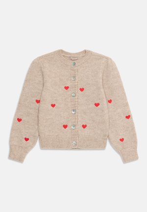 KMGSILLA O NECK CARDIGAN - Neuletakki - taupe